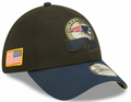 New England Patriots New Era Black 2022 Salute to Service 39THIRTY Flex Hat for Men product image 1, provided for visual