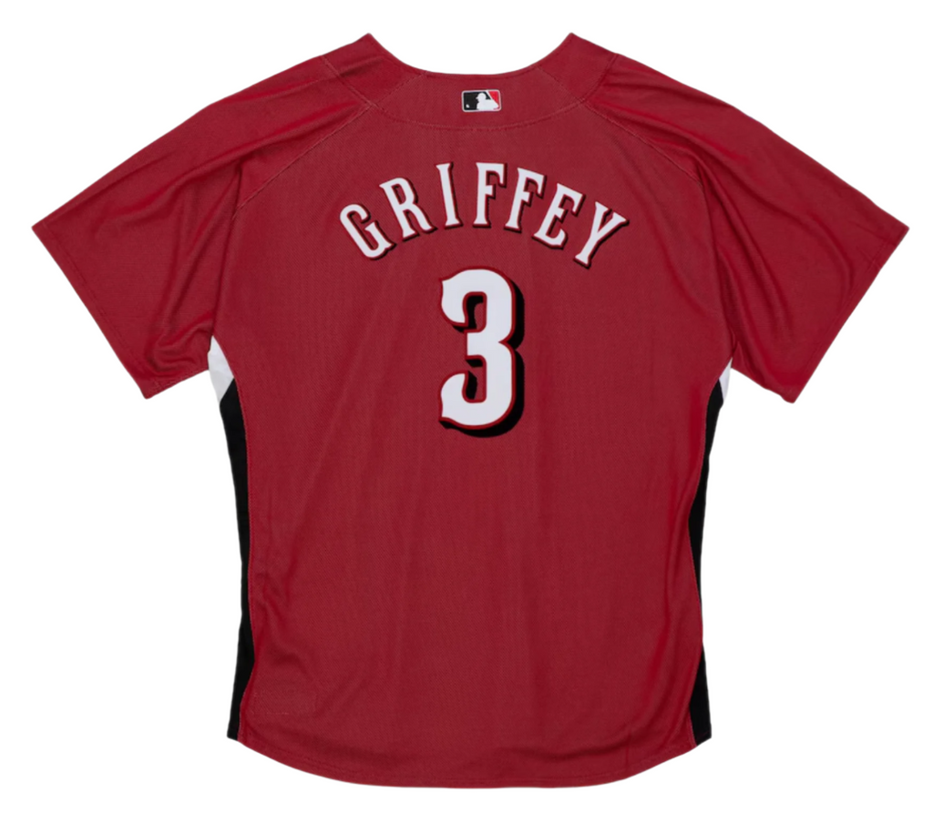 Men’s Cincinnati Reds Ken Griffey Jr. Mitchell & Ness 2007 Red Cooperstown Collection Batting Practice Jersey product image