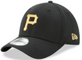 Pittsburgh Pirates New Era 39Thirty Black Team Classic Flex Hat product image 1, provided for visual reference and product