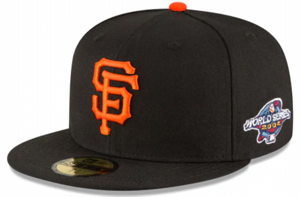 San Francisco Giants New Era 2002 World Series Wool 59FIFTY Fitted Hat - Black product image 1, provided for visual