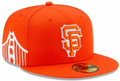 San Francisco Giants New Era Orange City Connect 59FIFTY Fitted Hat for Men product image 1, provided for visual reference
