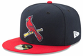 St. Louis Cardinals New Era Navy/Red Game Authentic Collection Alternate 2 On-Field 59FIFTY Fitted Hat for Men product image