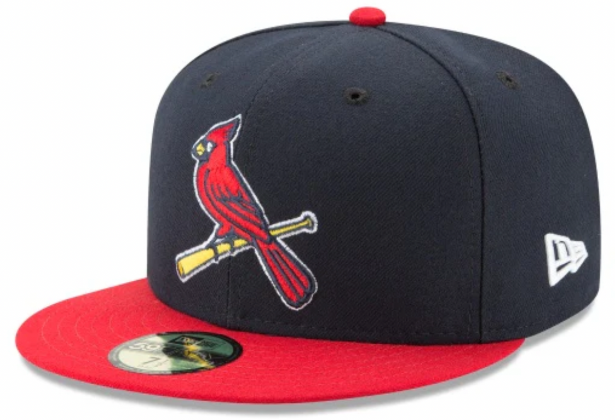 St. Louis Cardinals New Era Navy/Red Game Authentic Collection Alternate 2 On-Field 59FIFTY Fitted Hat for Men product image