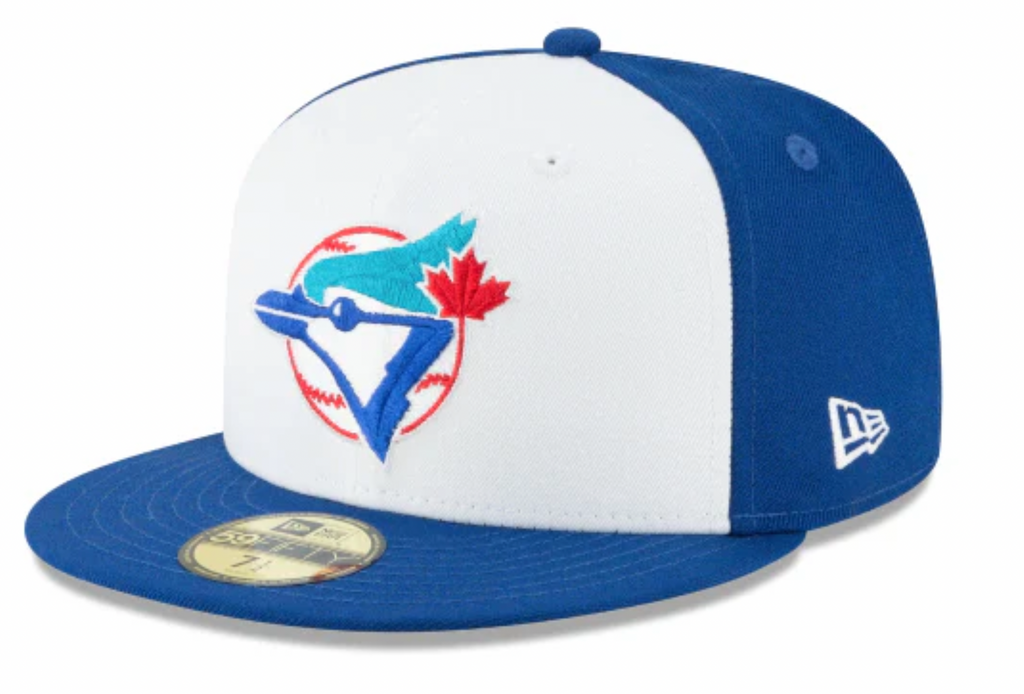 Toronto Blue Jays Cooperstown Collection White/Royal 59Fifty Fitted Hat for Men product image 1, provided for visual