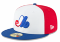 Montreal Expos Cooperstown Collection 59Fifty Fitted Hat product image 1, provided for visual reference and product detail