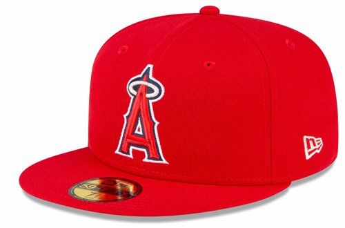 Anaheim Angels New Era Red Game Authentic Collection On-Field 59FIFTY Fitted Hat for Men product image 1, provided for
