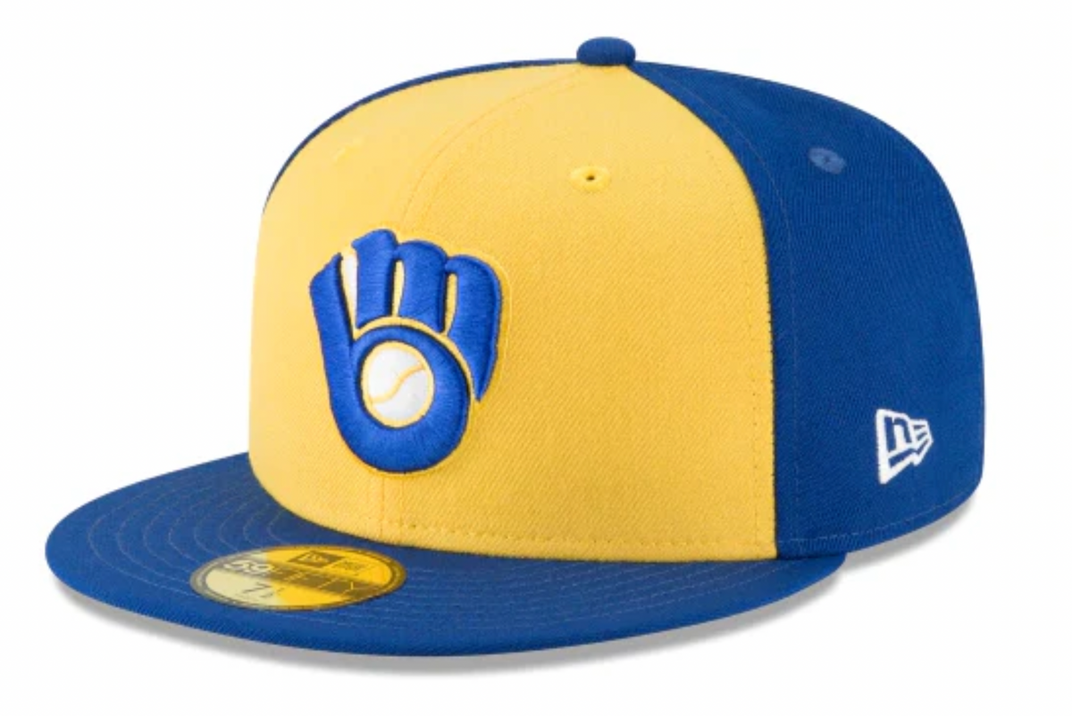 Milwaukee Brewers Cooperstown Collection 1978 59Fifty Fitted Royal/ Yellow Hat product image 1, provided for visual