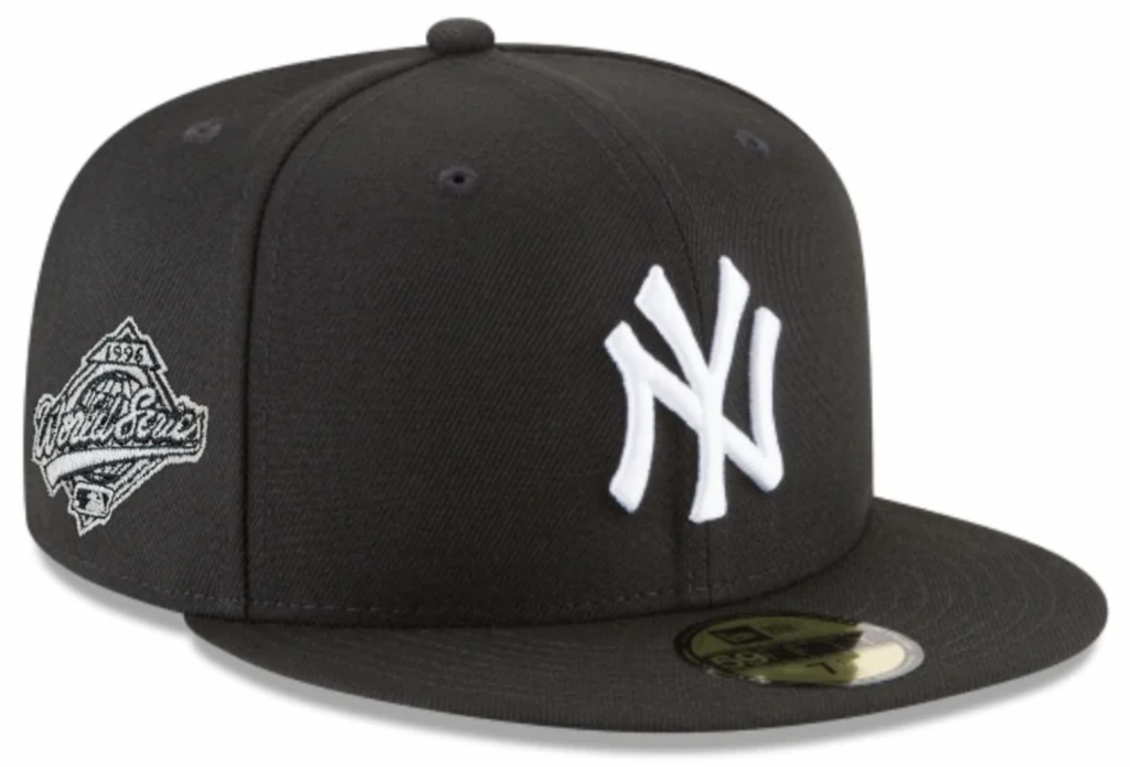 New York Yankees 1996 World Series Black New Era 59Fifty Fitted Hat product image 1, provided for visual reference and