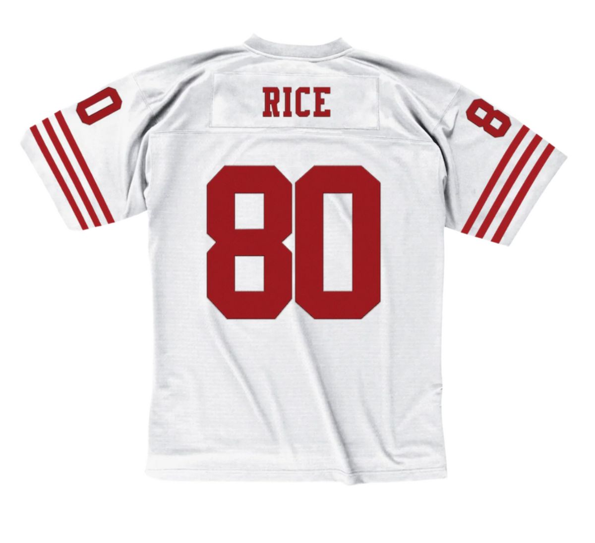 Mitchell & Ness Jerry Rice White San Francisco 49ers Retired Player Legacy Replica Jersey for Men product image 2, provided