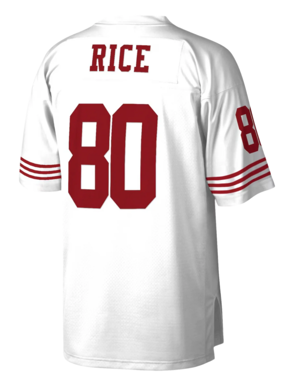 Mitchell & Ness Jerry Rice White San Francisco 49ers Retired Player Legacy Replica Jersey for Men product image 1, provided