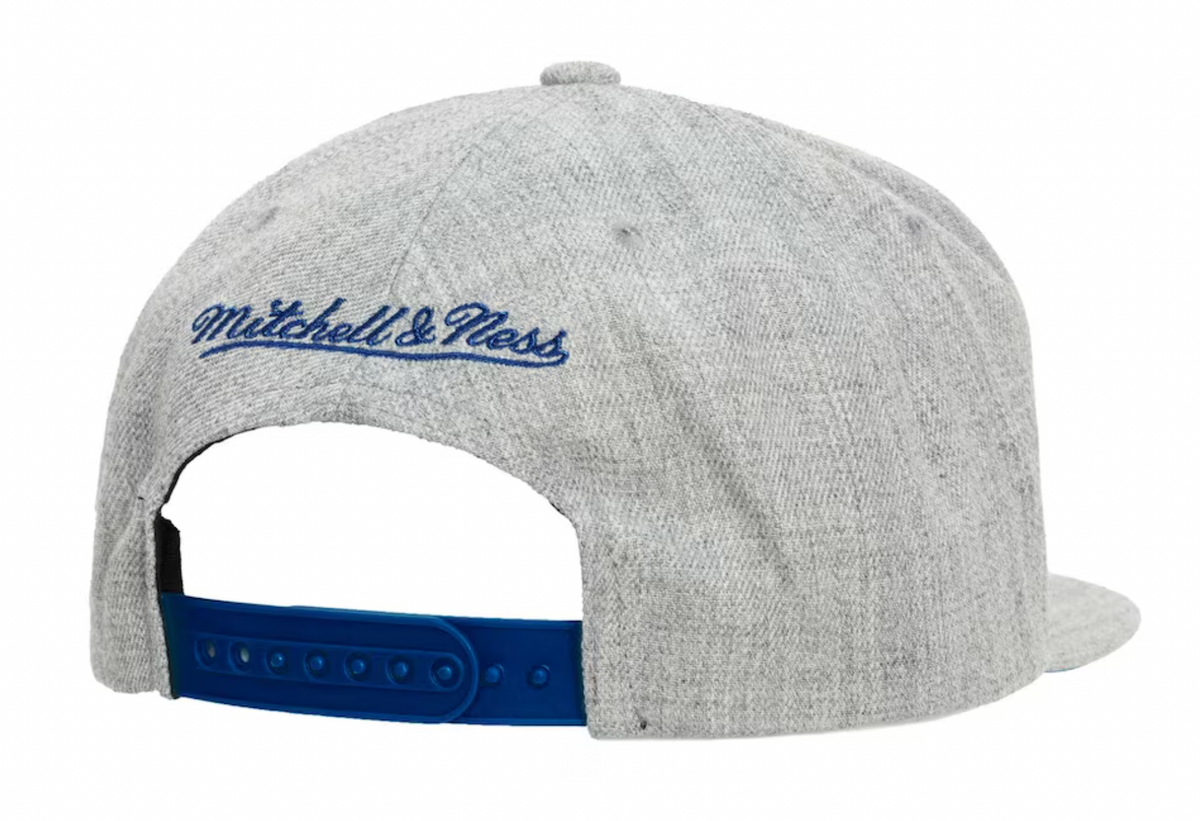 Houston Rockets HWC Gray Heather 2.0 Mitchell & Ness Snapback Hat product image 2, provided for visual reference and product