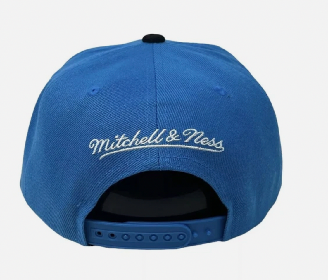 Mitchell & Ness Orlando Magic Core Blue/Black Adjustable Snapback Hat for Men product image 4, provided for visual reference