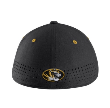 Missouri Tigers Nike Swoosh NCAA Sideline One Size Cap product image 2, provided for visual reference and product detail