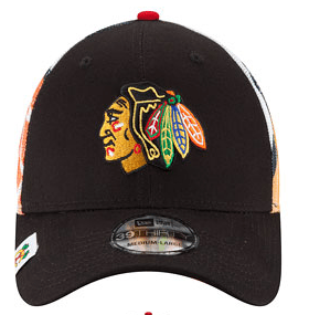 Child/Youth Reebok Chicago Blackhawks Jr Logo Wrapped 39THIRTY Flex Fit Hat product image 2, provided for visual reference