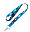 Carolina Panthers Double Sided Lanyard With Detachable Buckle By Wincraft product image 1, provided for visual reference and