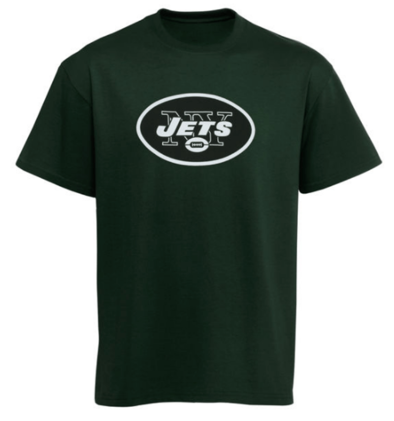 Youth New York Jets Reebok Team Logo T-Shirt product image 1, provided for visual reference and product detail review