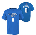 Russell Westbrook Oklahoma City Thunder NBA Youth Name & Number T-Shirt product image 1, provided for visual reference and