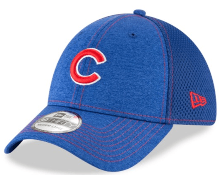 Chicago Cubs New Era Blue Classic Shade Neo 39THIRTY Flex Hat for Men product image 1, provided for visual reference and