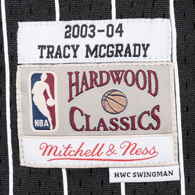 Tracy McGrady 2003-04 Orlando Magic Mitchell & Ness Black Away Swingman Jersey for Men product image 4, provided for visual