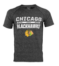 Reebok NHL Men Chicago Blackhawks Face Off Slash Ultimate T-Shirt product image 1, provided for visual reference and product