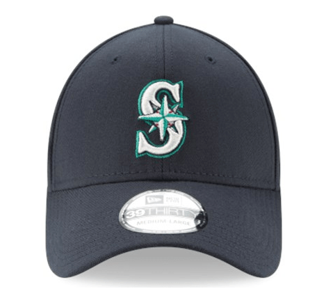 New Era Men Seattle Mariners 39Thirty Classic Navy Stretch Fit Hat product image 2, provided for visual reference and