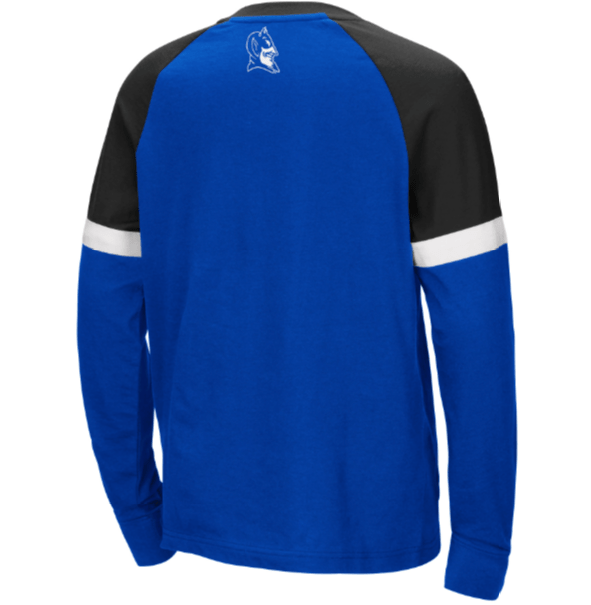 Duke Blue Devils Colosseum Youth Ollie Long Sleeve Raglan T-Shirt product image 2, provided for visual reference and product