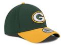 Green Bay Packers Team Color NFL Training Camp 39Thirty Flex Fit Hat product image 1, provided for visual reference and