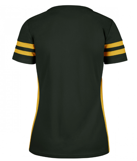 Green Bay Packers '47 Turnover V-Neck Top for Women product image 2, provided for visual reference and product detail review