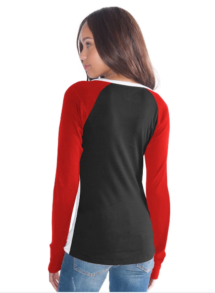 Chicago Blackhawks Team Pride Long Sleeve T-Shirt by Touch by Alyssa Milano for Women product image 2, provided for visual