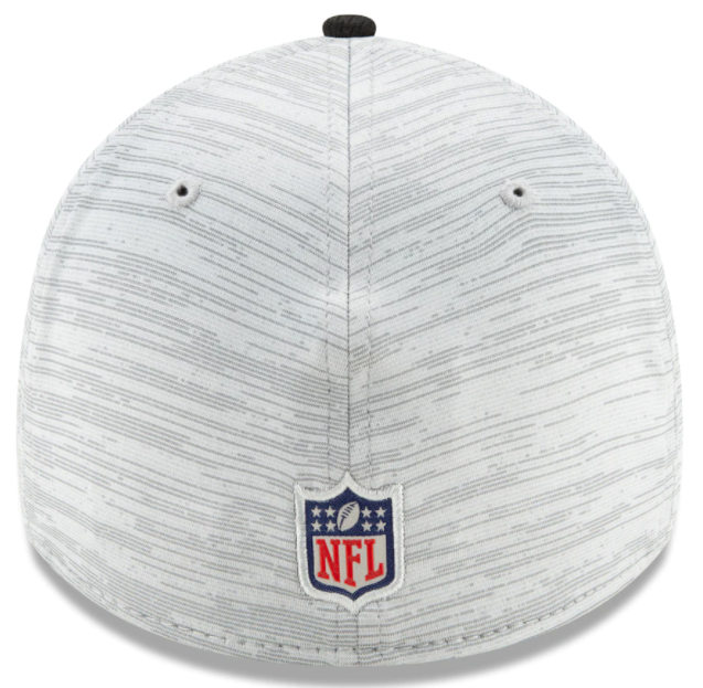 New Orleans Saints 2021 Training Camp On Field Gray/Black New Era 39THIRTY Flex Fit Hat product image 4, provided for visual