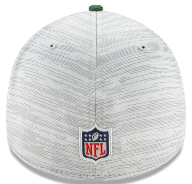 Green Bay Packers 2021 Training Camp On Field Gray/Green New Era 39THIRTY Flex Fit Hat product image 4, provided for visual