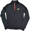 Chicago Blackhawks 1/4 Zip Black Pacer Team Script Crew Jacket, Black-Level Wear for Women product image 1, provided for