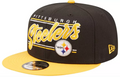 Pittsburgh Steelers New Era Team Script 2 Tone 9FIFTY Snapback Hat product image 1, provided for visual reference and