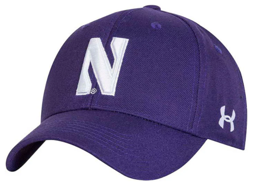 Under Armour Purple Northwestern Wildcats Classic Adjustable Hat for Men product image 1, provided for visual reference and