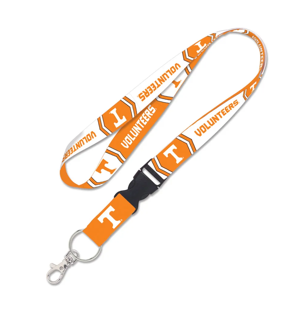 Tennessee Volunteers Double Sided Lanyard With Detachable Buckle product image 1, provided for visual reference and product