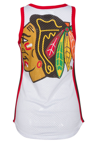 Chicago Blackhawks In the Stands Tank Top for Women product image 2, provided for visual reference and product detail review