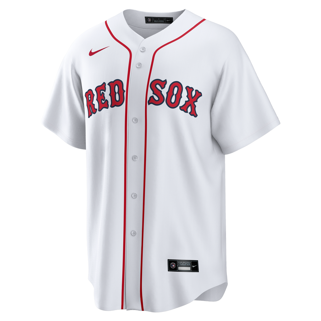 Boston Red Sox Nike White Home Replica Team Jersey for Men product image 2, provided for visual reference and product detail