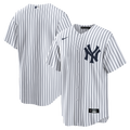 New York Yankees Nike White Home Replica Blank Team Jersey for Men product image 1, provided for visual reference and