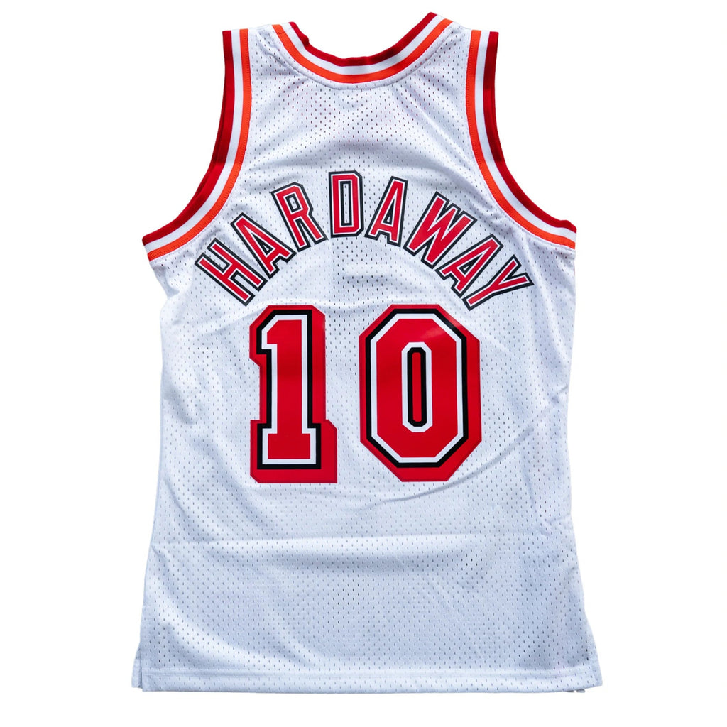 Miami Heat Tim Hardaway Mitchell & Ness NBA Mens Hardwood Classics White Swingman Jersey product image 2, provided for
