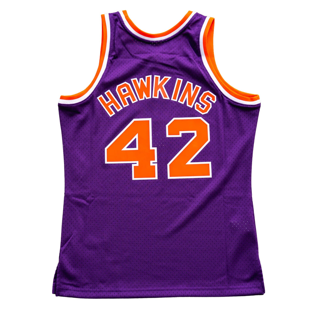 Phoenix Suns Connie Hawkins Mitchell & Ness 1969-70 Hardwood Classics Purple Swingman Jersey for Men product image 2,