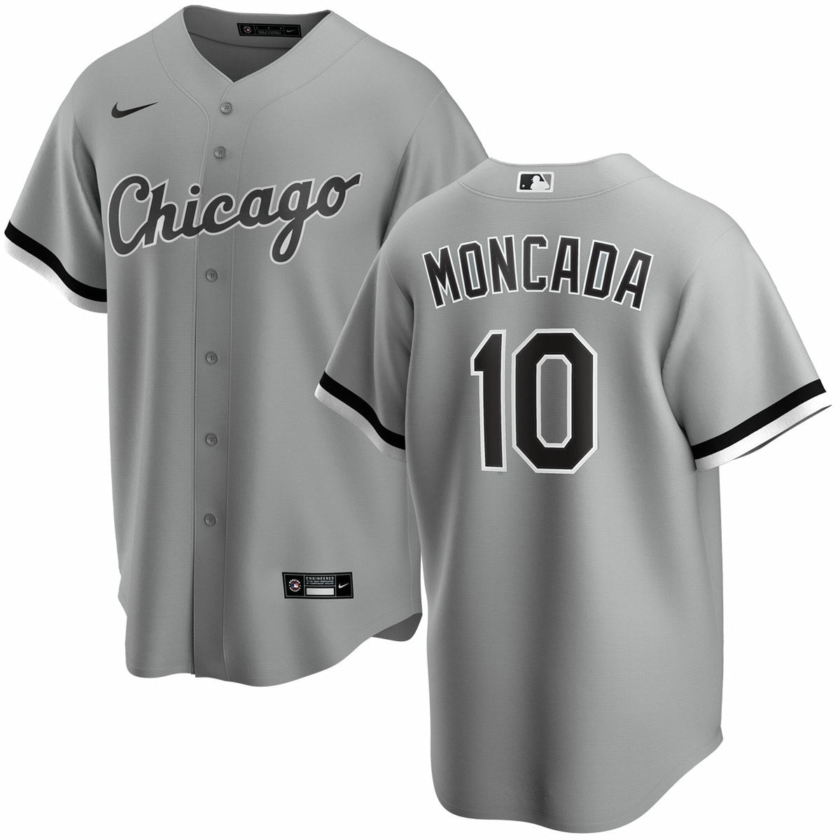 Yoan Moncada Chicago White Sox Nike Gray Road Replica Team Jersey for Men product image 1, provided for visual reference and