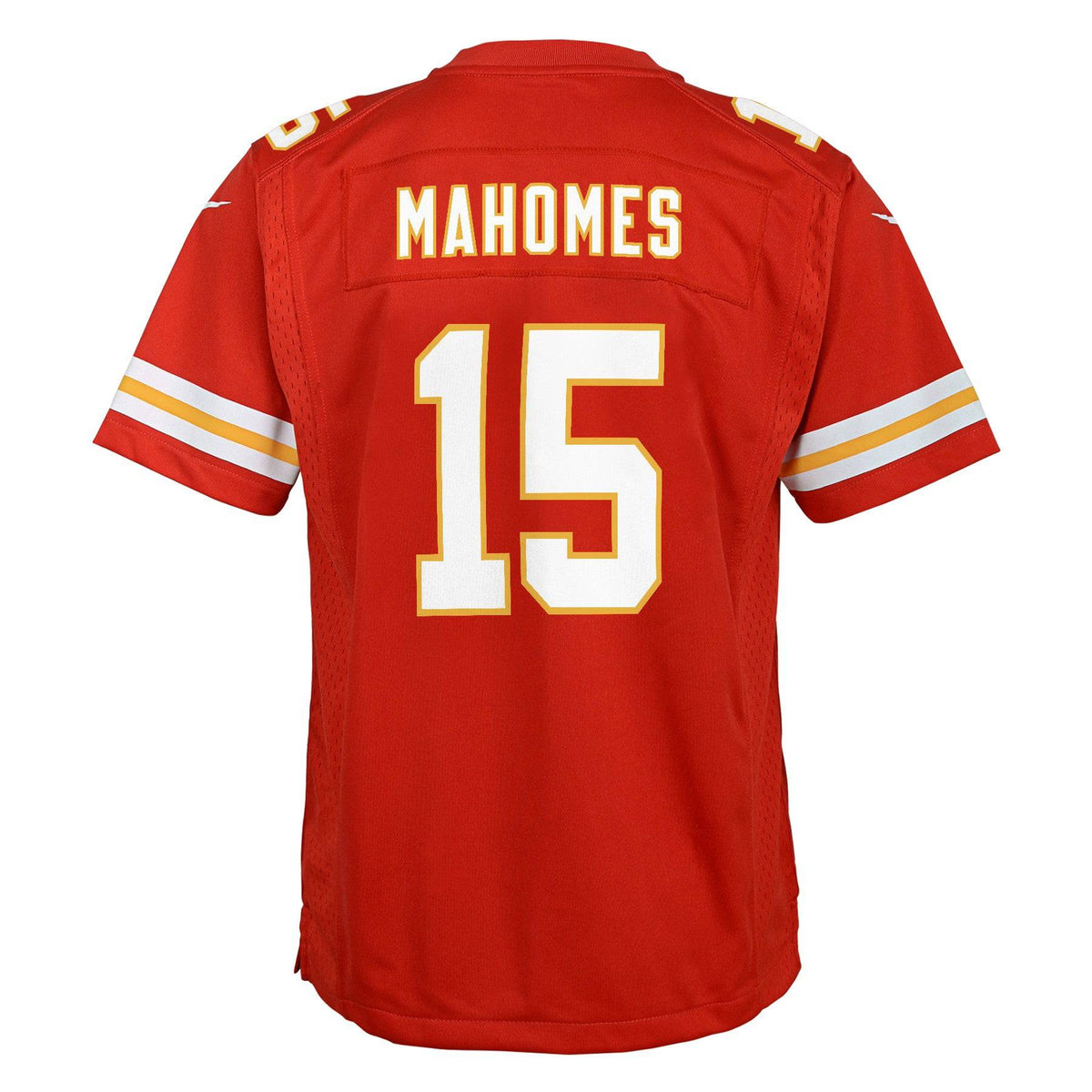 Youth Kansas City Chiefs Patrick Mahomes Nike Red Game Jersey product image 3, provided for visual reference and product