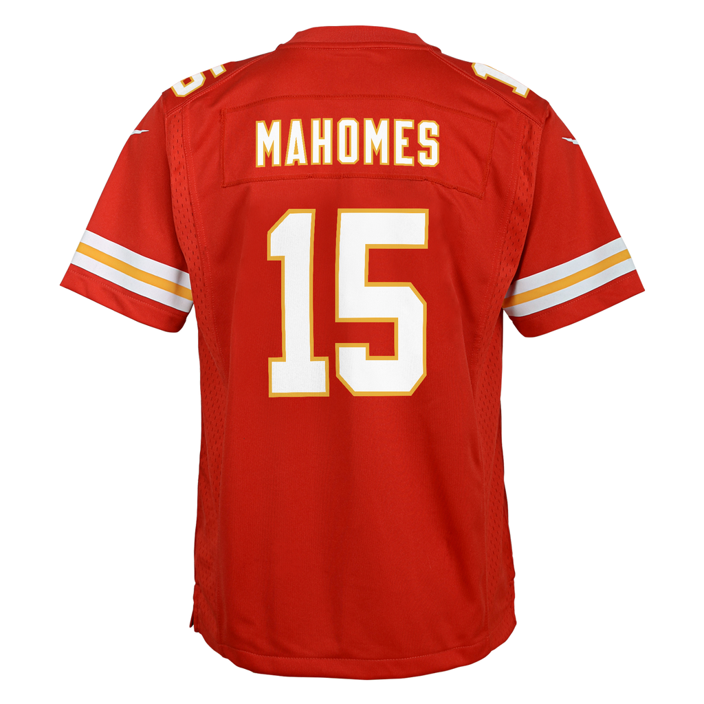 Kids Patrick Mahomes Kansas City Chiefs Red Child Nike Replica Jersey product image 2, provided for visual reference and