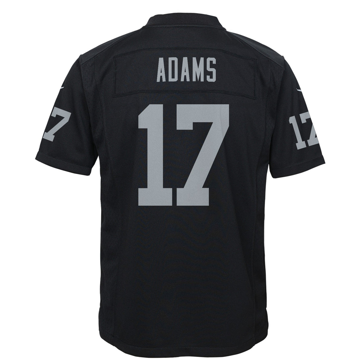 Youth Las Vegas Raiders Davante Adams Black Nike Game Jersey product image 3, provided for visual reference and product