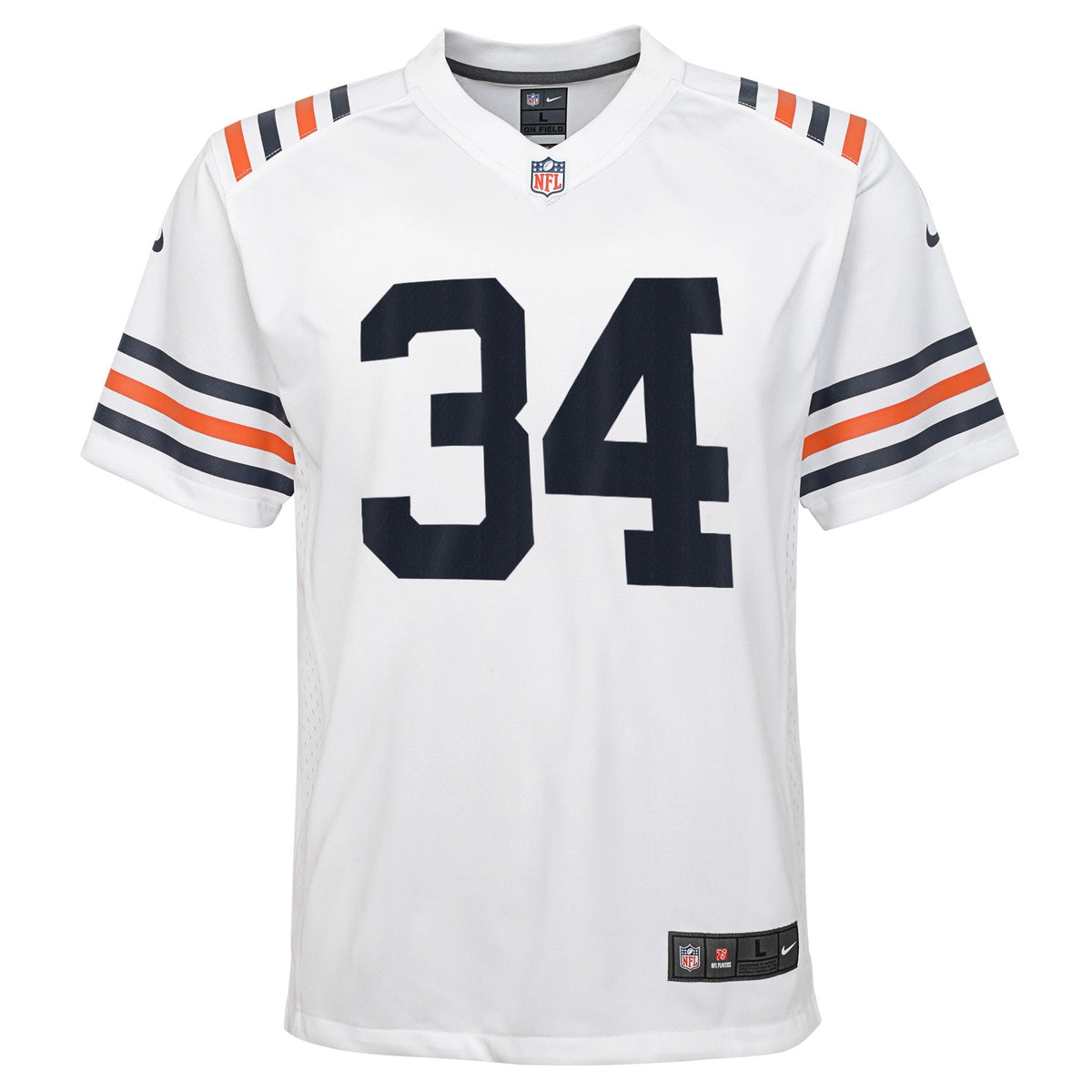 Youth Walter Payton Chicago Bears White Alternate Classic Game Jersey product image 2, provided for visual reference and