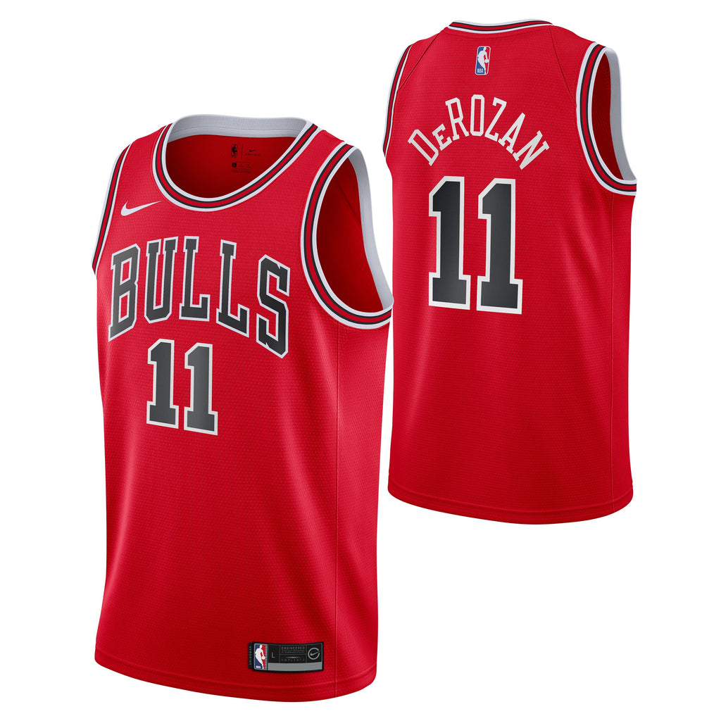 Youth Chicago Bulls Demar Derozan Red Nike Swingman Icon Jersey product image 1, provided for visual reference and product
