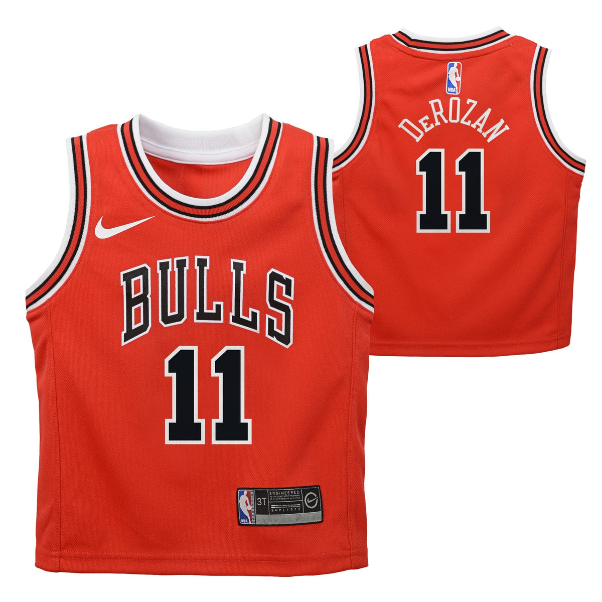 Toddler DeMar DeRozan Chicago Bulls Red Nike Replica Jersey product image 1, provided for visual reference and product