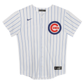 Chicago Cubs Toddler Nike White Home Replica Jersey product image 1, provided for visual reference and product detail review