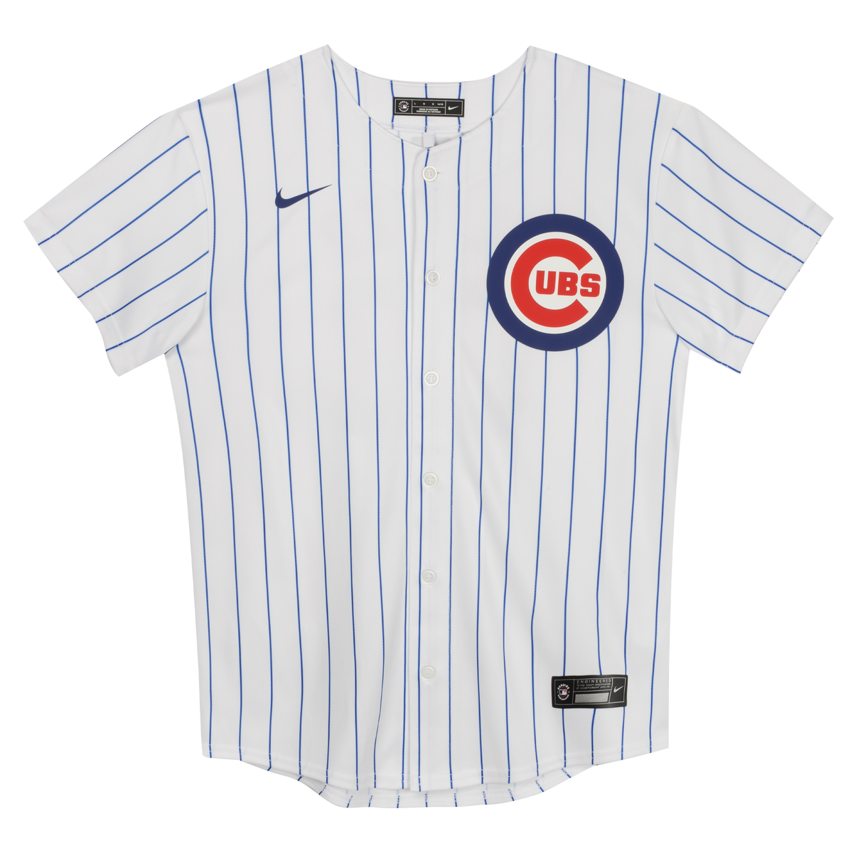 Chicago Cubs Toddler Nike White Home Replica Jersey product image 1, provided for visual reference and product detail review