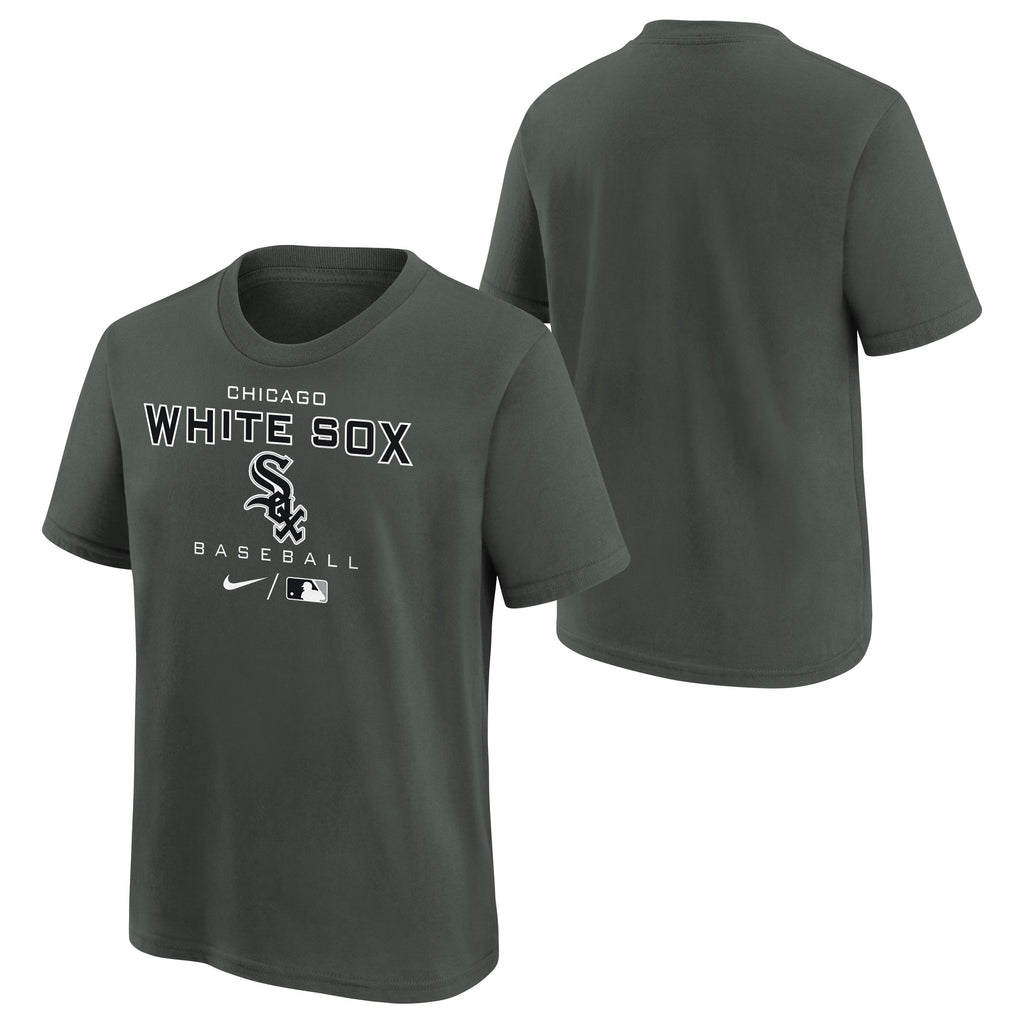 Kids Nike Chicago White Sox Authentic Collection Practice Velocity Gray Child T-Shirt product image 1, provided for visual
